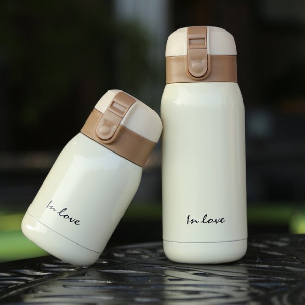 200ml/360ml Cute Candy Mini Thermos Cup Kids Cartoon Hot Water Bottle Stainless Steel Thermal Coffee Mug Vacuum Flask Insulated